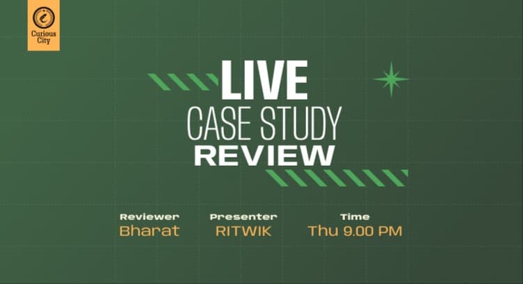 livesession | Live UX Case Study Review | Ep: 8
